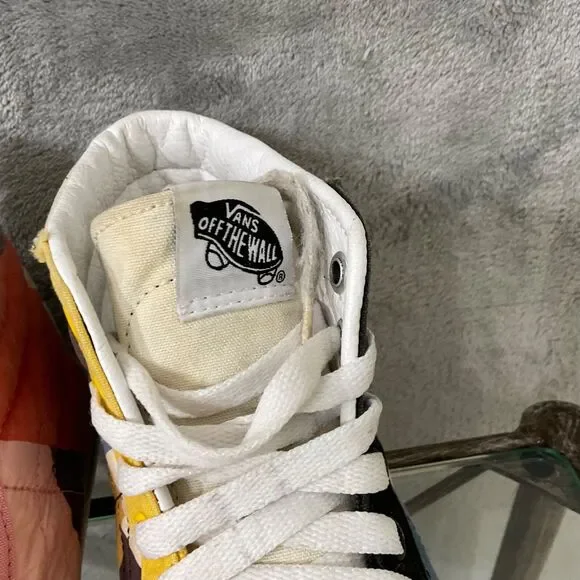 Vans MoMA Shoes Sk8-Hi Museum of Modern Art Skate Sneaker 2020 Women 8 Rainbow - Picture 3 of 12